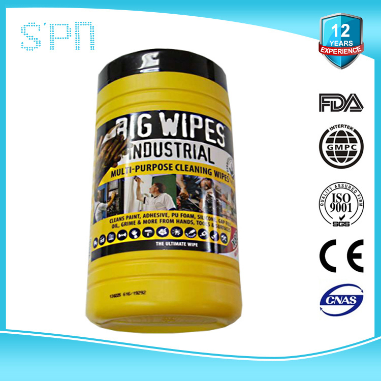 Special Nonwovens Good Enough pH Balanced Disinfect Wet Soft Clean and Maintenanch Machinery Industrial Wipes
