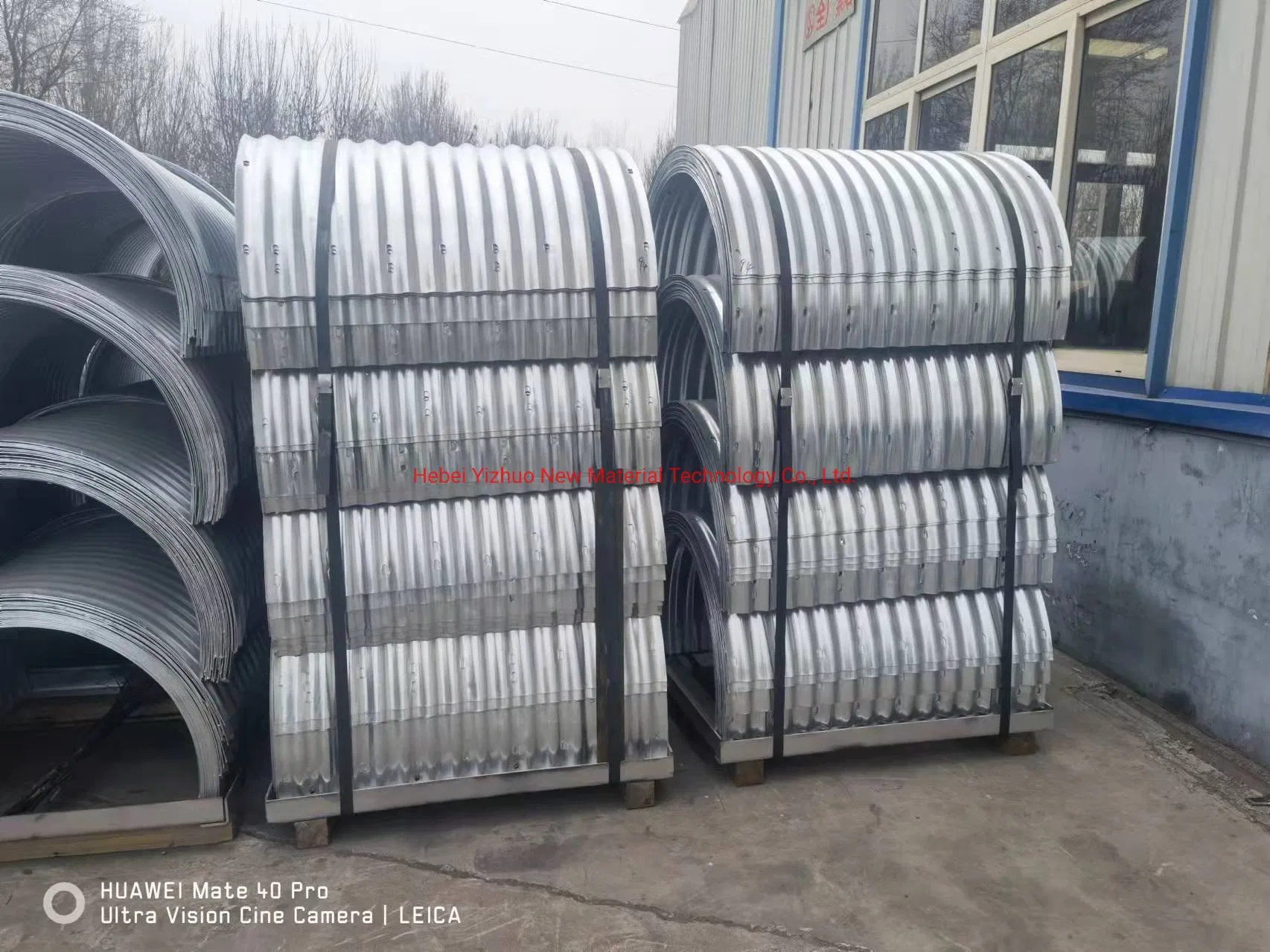 Round Zinc Coating Corrugated Metal Culvert Pipe