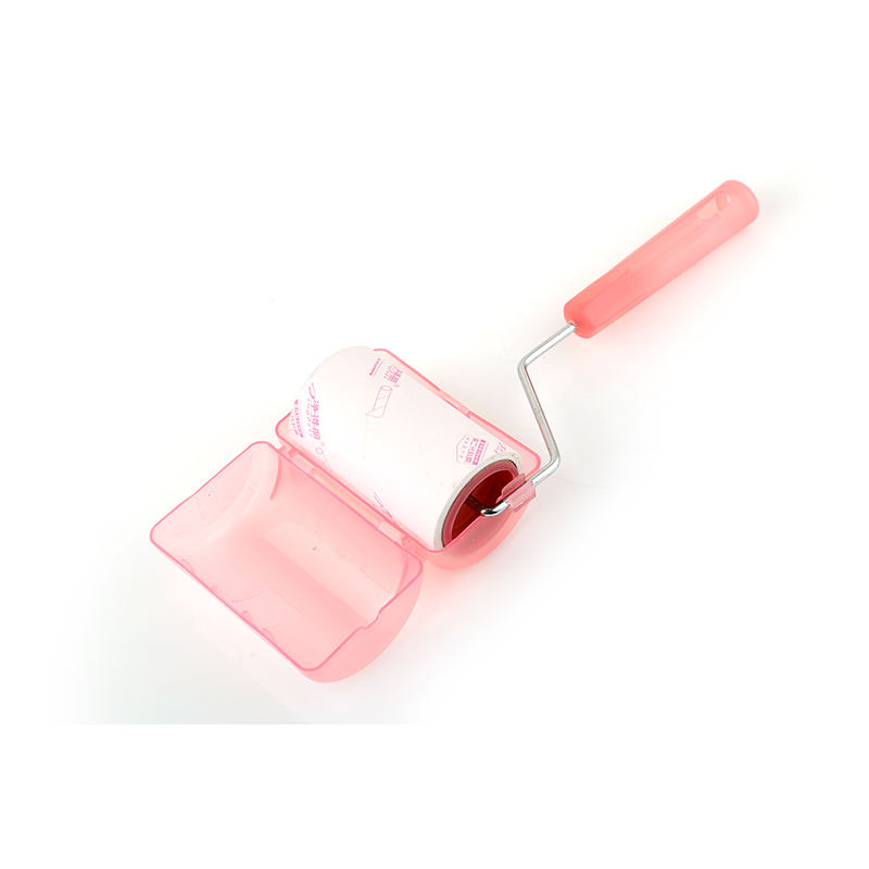 Household Pet Hair Remover Bed Clothes Cleaning Brushes Sticky Diagonal Tear Tape Paper Adhesive Lint Roller with Cover