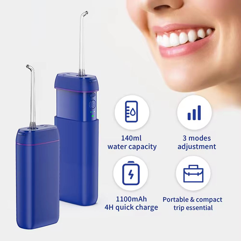Hot Sale 140ml Portable Electric Air Flosser Handheld Cordless Machine Teeth Irrigator Water Flosser