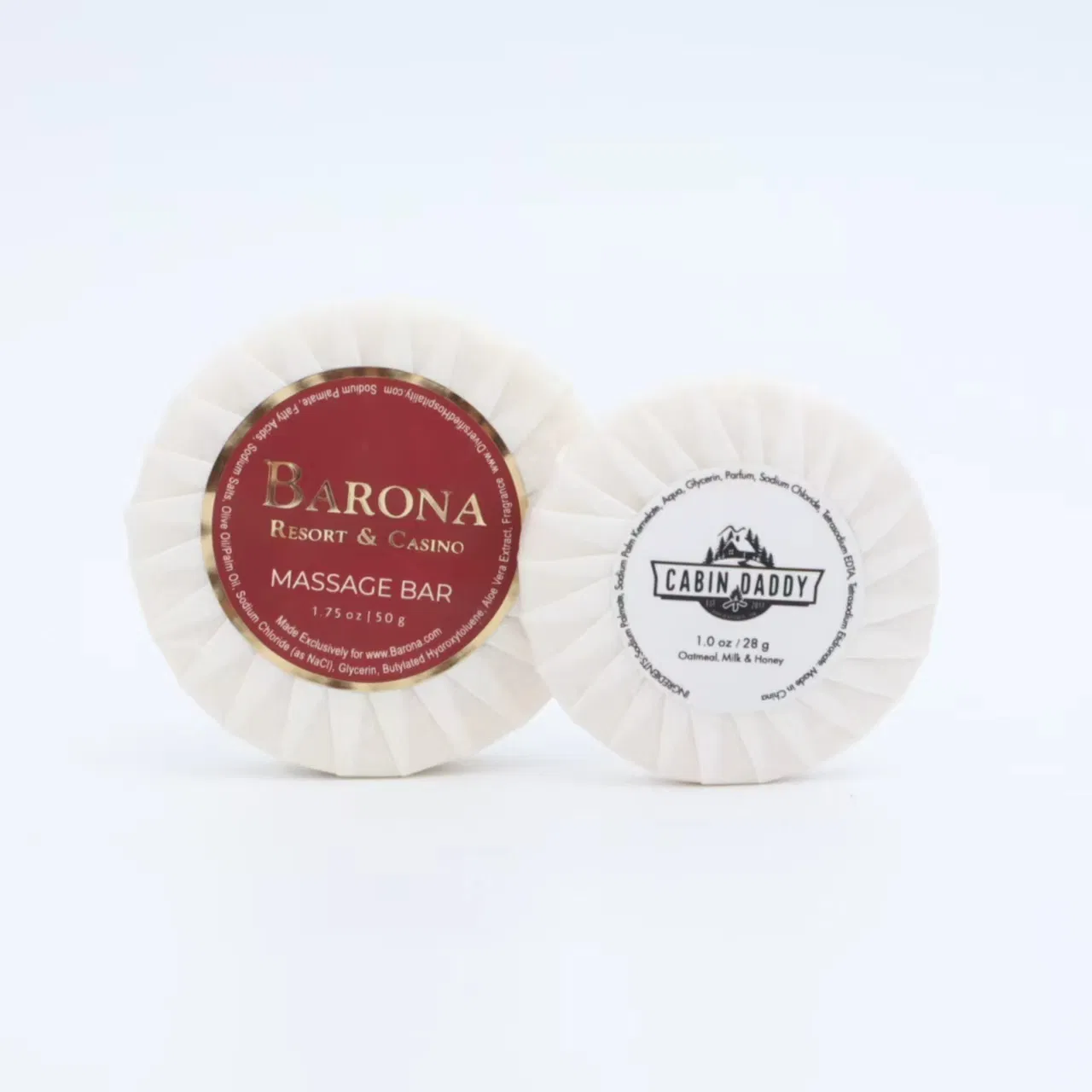 Luxury Pleated Paper Soap - Eco-Friendly Custom Printed Hotel Guest Amenity