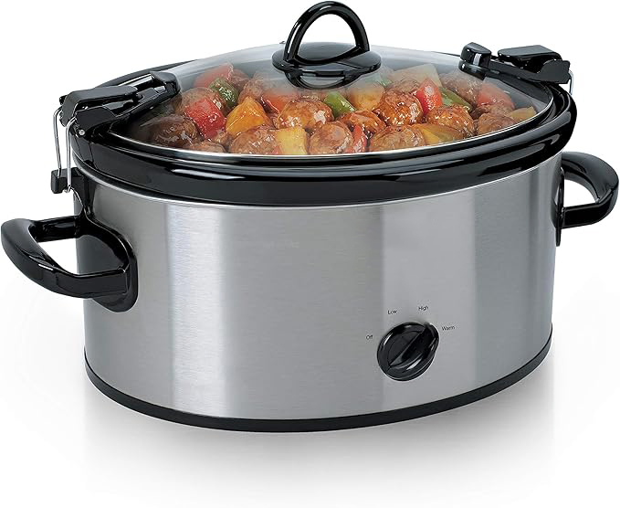 Versatile 4.0 Qt Oval Slow Cooker for Effortless Meal Preparation