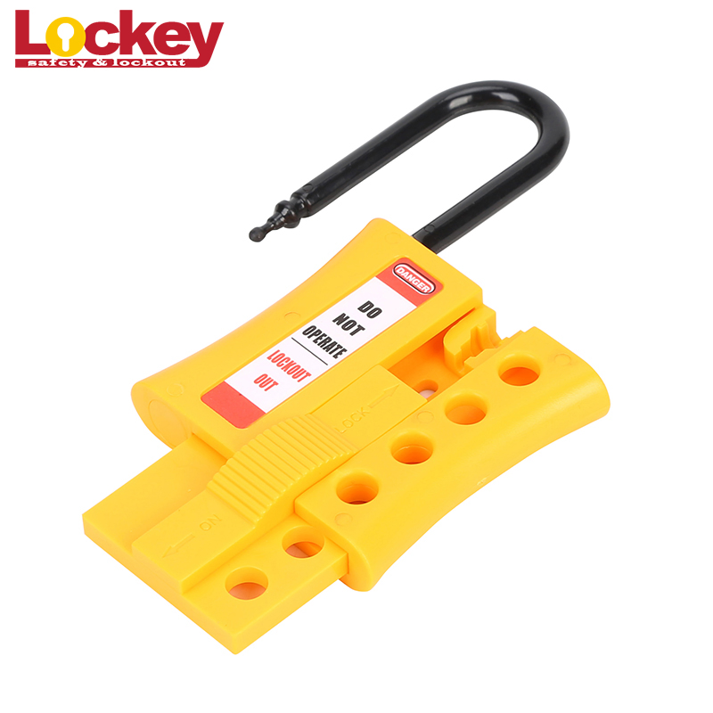 Economic Corrosion Resistance Nylon Insulation Plastic Lockout Hasp 6mm