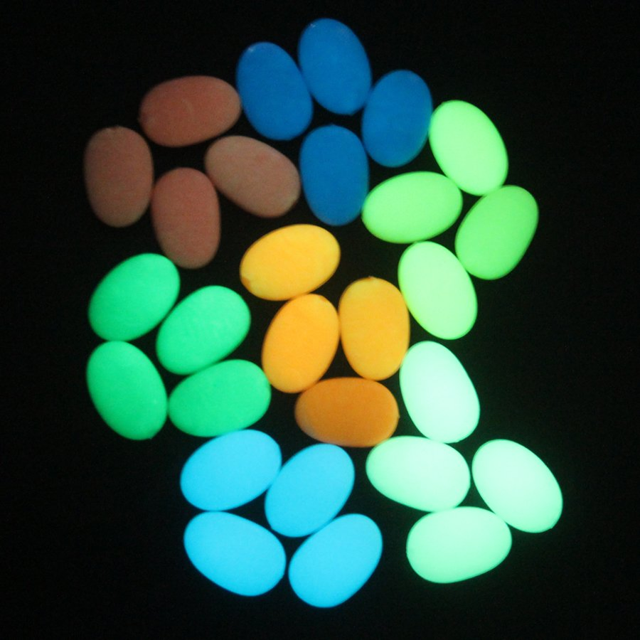 Landscaping Luminous Pebbles Artificial Photoluminescent Glowing in The Dark Stone