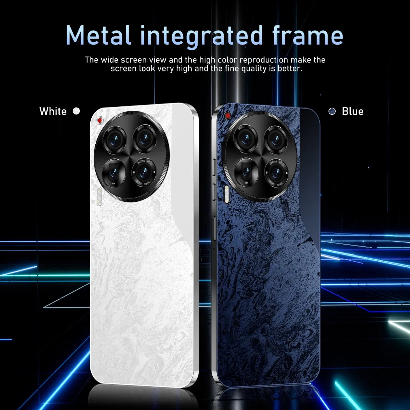 Phone 7.3 Inch 5g 6800mAh 16GB + 1tb 50MP + 108MP C30 PRO Cell Phones Smartphones for Android13.0 Techno Camon