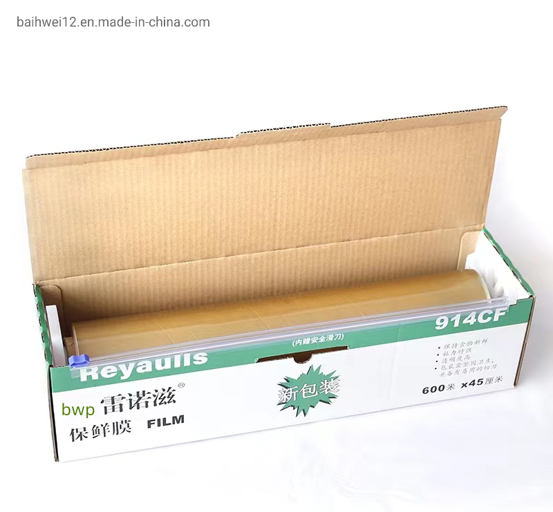 30cm 33cm 45cm 50cm Transparent Packaging PVC Stretch Film Roll