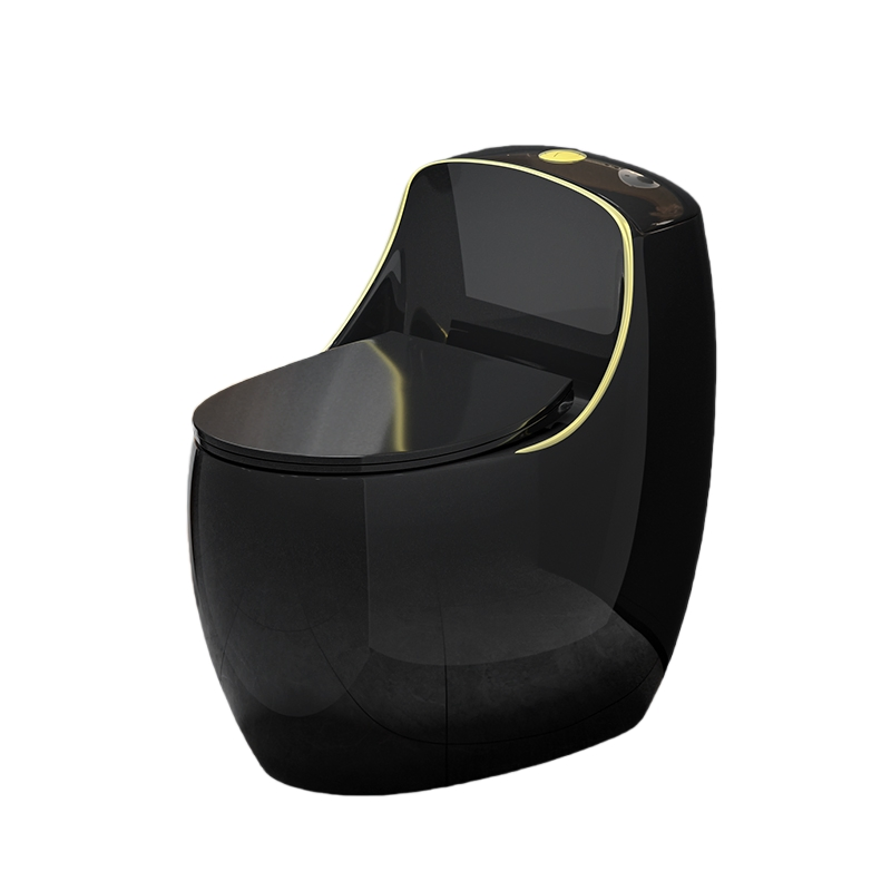 Sanitary Ware Large-Bore Siphon-Type Silent Anti-Odor Ceramic Single-Hole Integrated Toilet