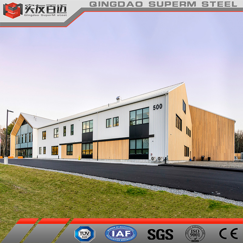 Prefabricated Steel Structure Framed Commercial Multi-Storey Office Building