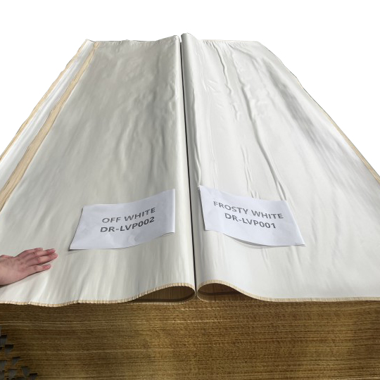 Dr-Lvp002 White Decorated Melamine Laminated Recon Veneer