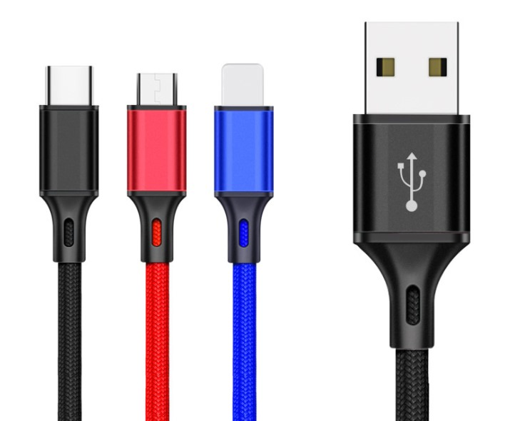 8 Pin Type C Fast Charging Cable Micro Mobile Phone USB Charger