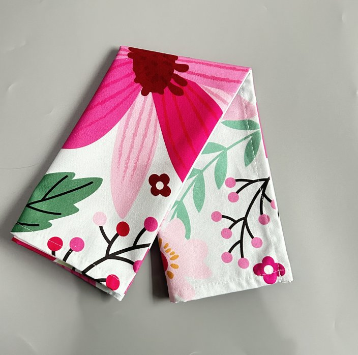 Hot Sell Custom Printed Spring Kitchen Napkin