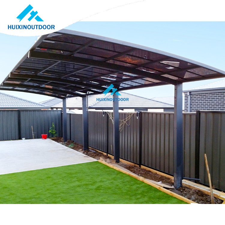 Installation Canopy Metal Shed for Foldable SUV Car Port Extra Long Awning
