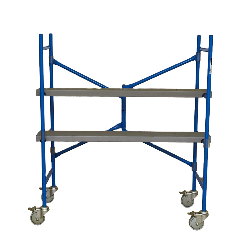Galvanized Steel H Frame Folding Walk-Through Scaffolding Platform