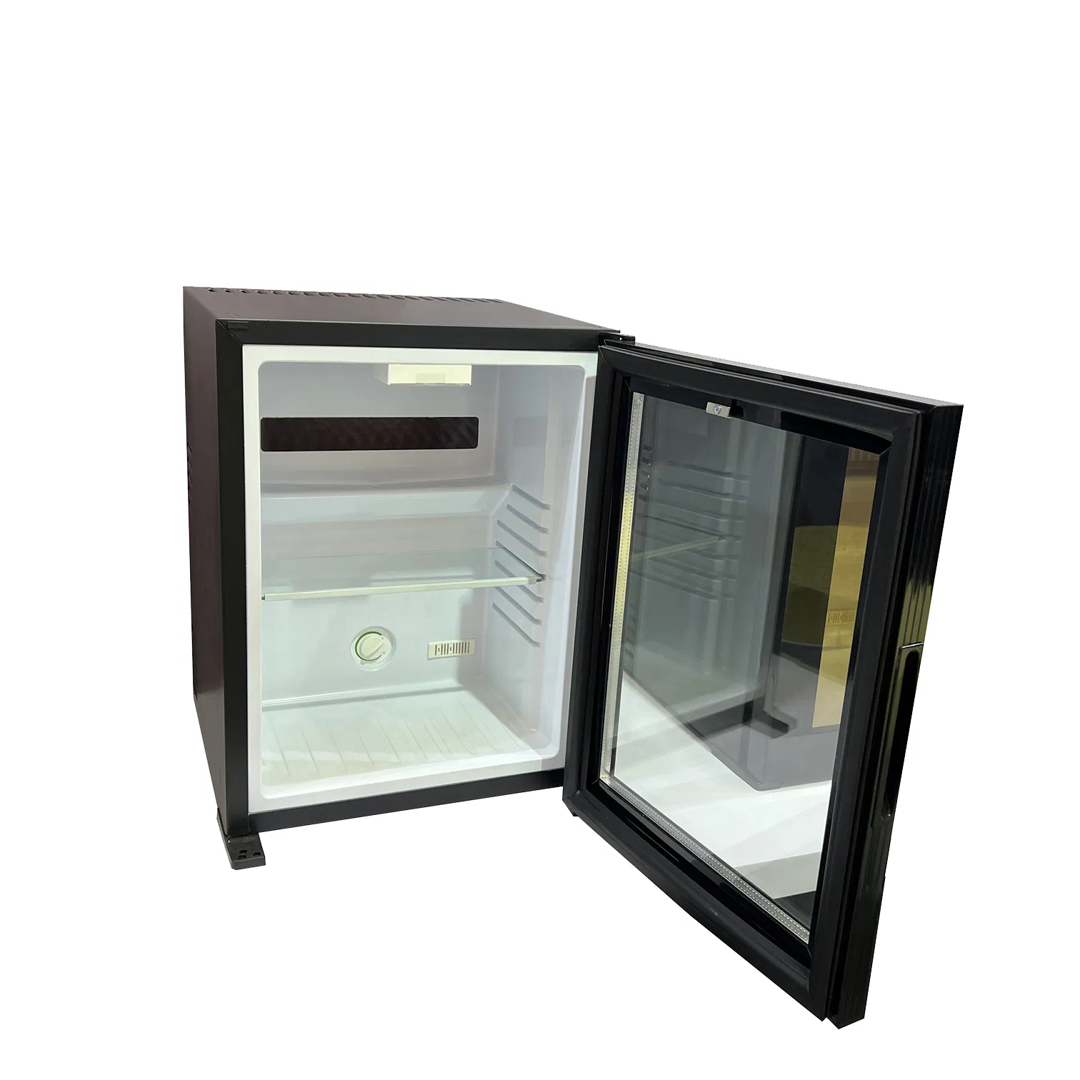 Luxury Black Electronic Type Small Fridge Minibar for Guest Room and Office