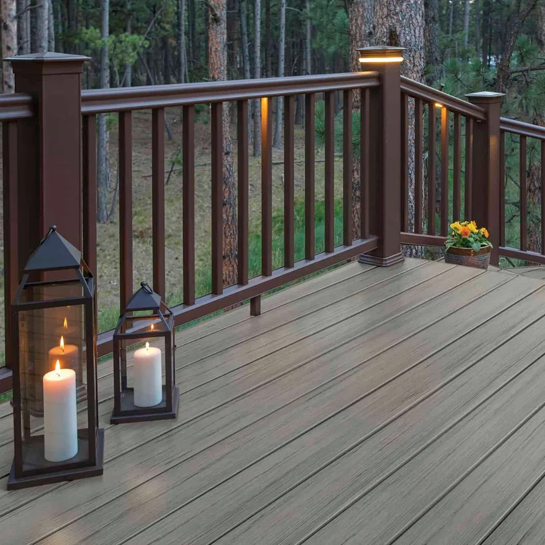 Elegant Design Outdoor Aluminum Deck Railing with UV Resistant Finish for Coastal Homes Villas Balconies