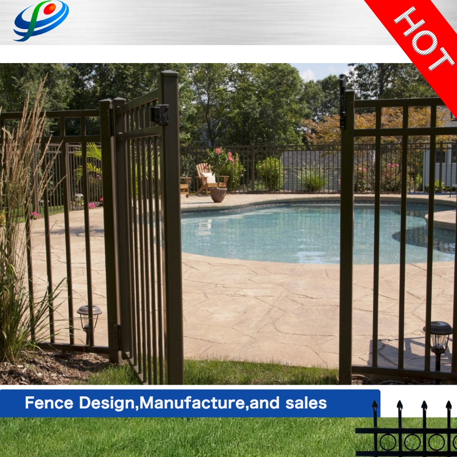 Flat Top Stair /Staircase Aluminum Swimming Pool/Balcony Fence/Fencing FRP Handrail for Home/ Garden/School/Villa