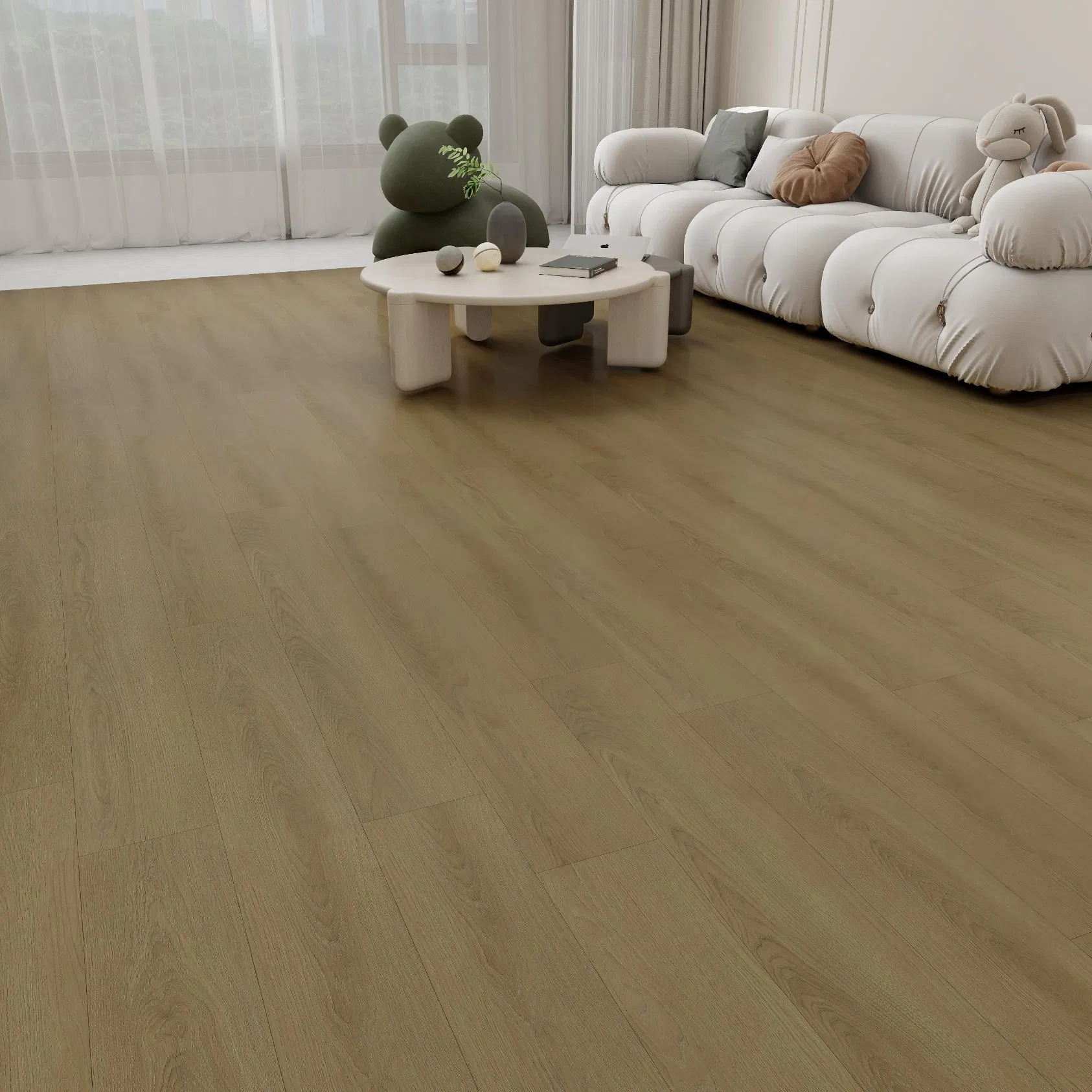 Водостойкий ламинат SPC/PVC 4-6 мм, деревянный дизайн