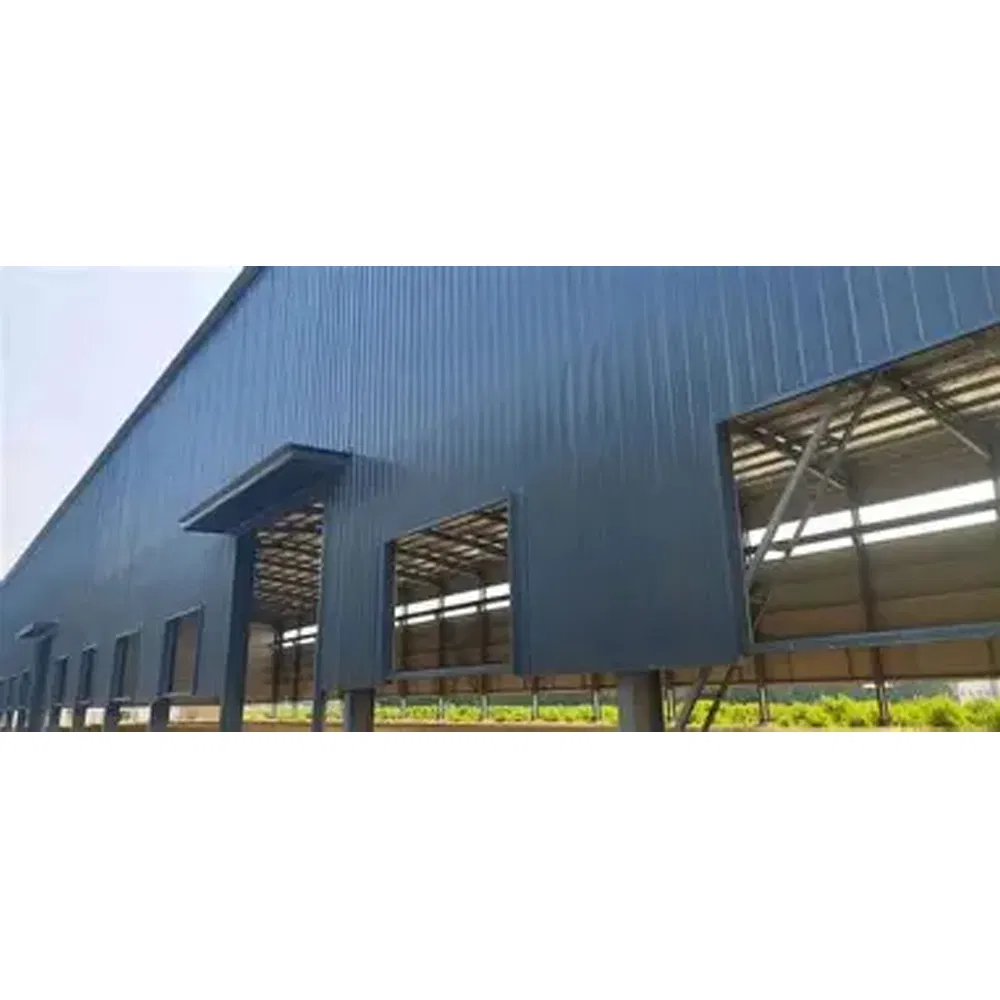 Sandwich Panel Cladding Prefabricated Metal Frame Storage Shed Steel Structure Building