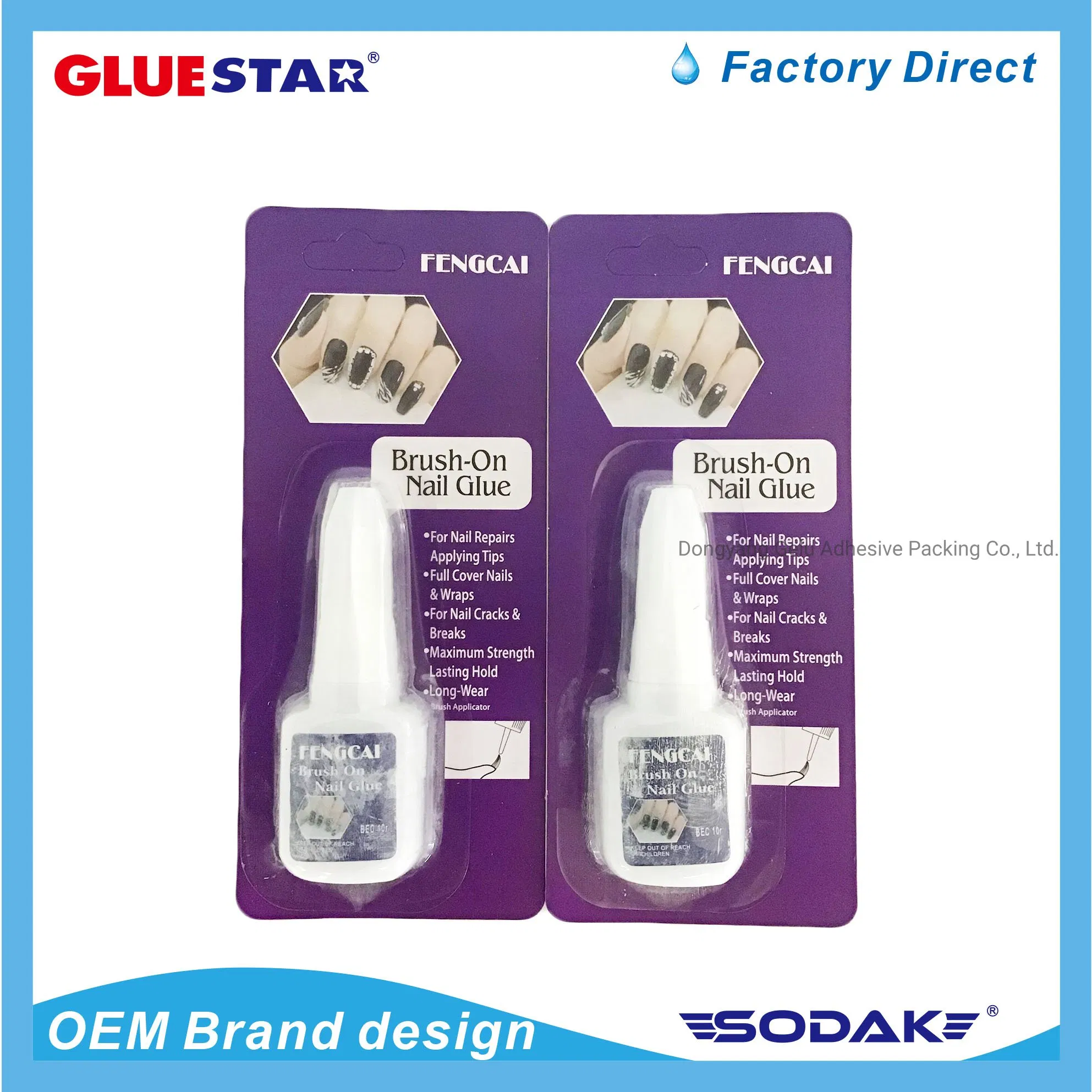 1.5g 2g/ 7g/10g Nails Glitter Tips Acrylic Brush Faux Ongle Nail Care Tools Fast Drying Nail Glue