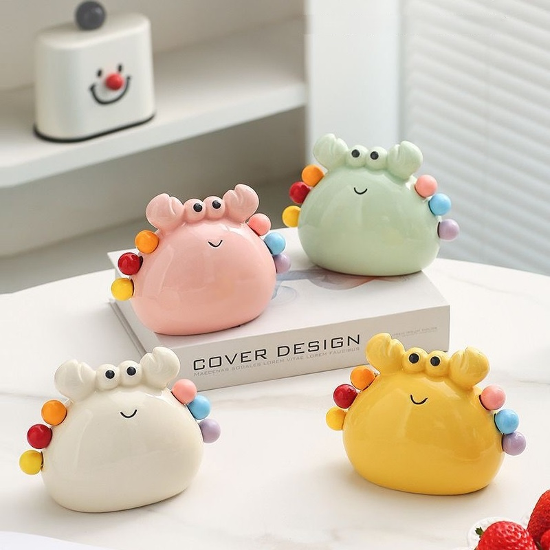Stylish Ceramic Desktop Organizer for Mini Forks and Fruit Tools