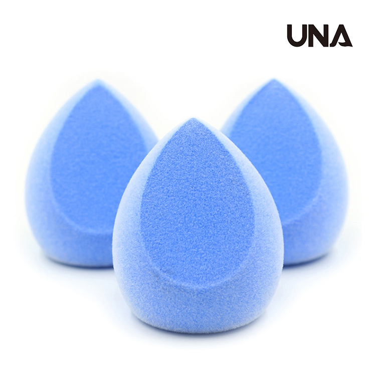 Hot Sale Factory Direct Price Custom Logo Flocked Velvet Makeup Egg Sponge Cosmetic Foundation Fluffy Beauty Blender