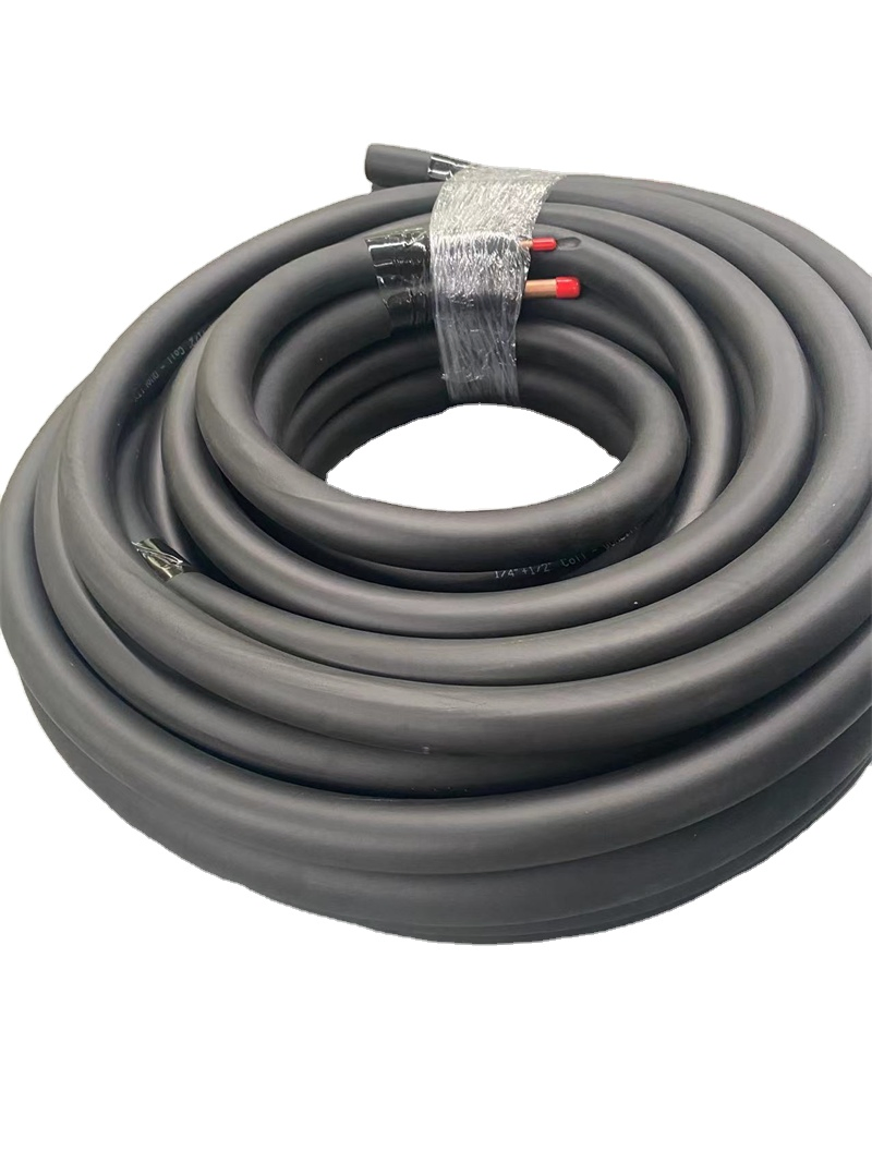 Customized Insulation Air Conditioner Installation Split Rubber Copper Line Set