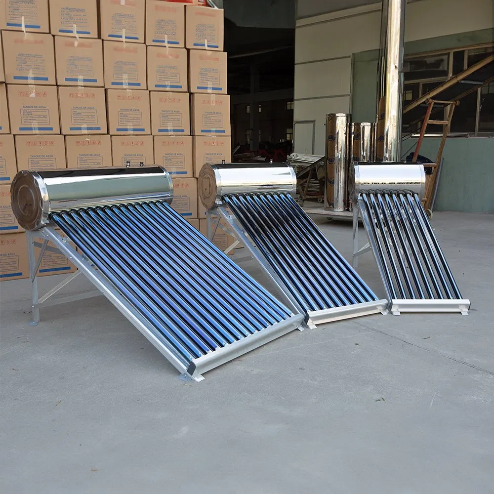 100L 200L 300L Wholesale Custom Thermal Thermodynamic Stainless Steel Solar Water Heater Tubes System