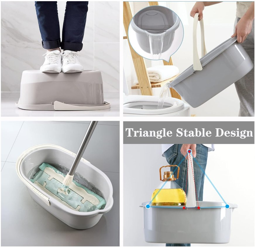 4.5 Gallon Cleaning Bucket Household Mop Bucket for Cleaning Supplies