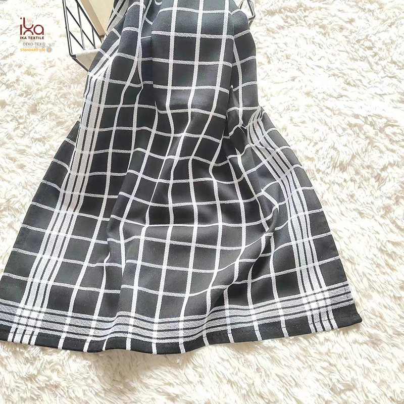 Hot Sale Items Decorative Natural Dinner Brown White Color Printed Embroidered Custom Yarn Dyed Personalized Cotton Napkin