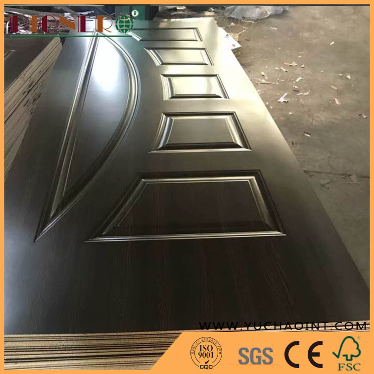 Melamine Paper HDF Wooden Door Skin Interior Doors White Painted