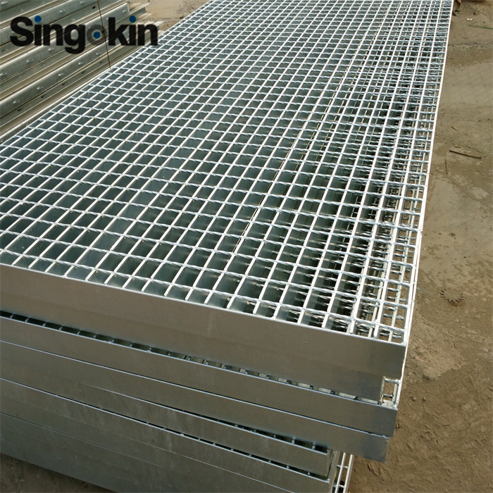 30X3mm Catwalk Steel Grating Serrated Galvanized Bar Grating Price