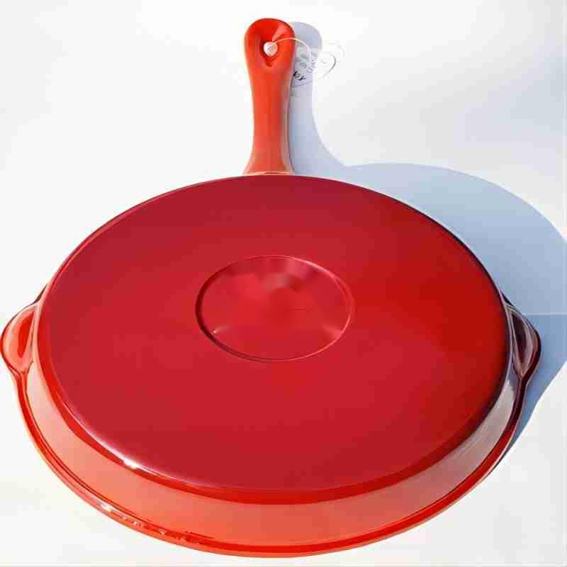 Frying Pan Cast Iron Skillet Kitchen Enamel Fry Pans Cast Iron Skillet