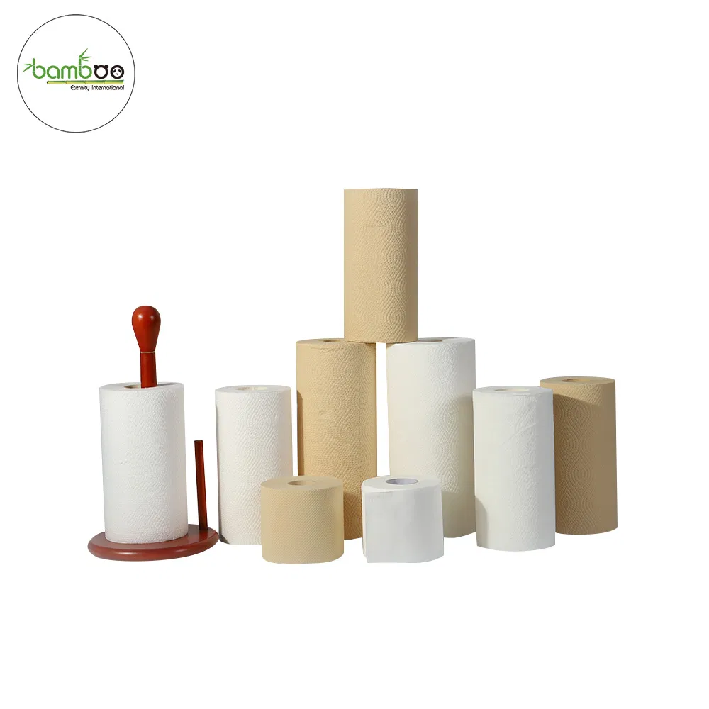 Panda Friendly Vegan Soybean Ink Bamboo Paper Towel for Kitchen