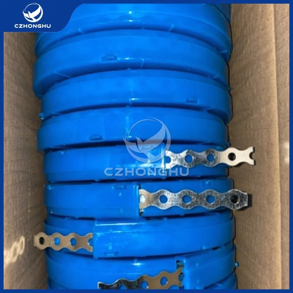 Czhonghu Factory Direct Sales 80 Kg- 450 Kg Load Capacity Galvanized Strapping Steel Fixing Perforated Steel Strip Band