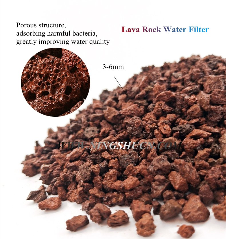 Decoration Aquarium Red Lava Rock for Aquascaping Terrariums