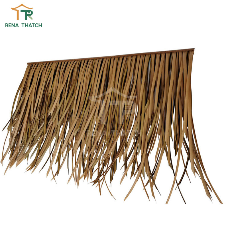 Class a Flame Retardancy Synthetic Thatch Artificial Straw Roof Tiles PVC Thatch