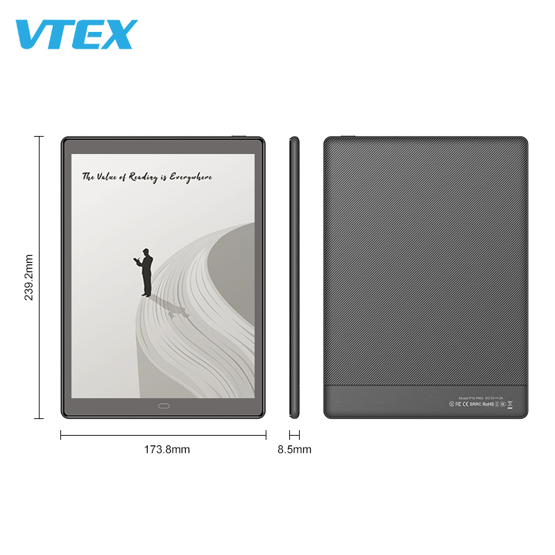 Vtex Popular Ebook Reader China 6 Inch 2200mAh Plastic E-Reader Ebook Reader Optional WiFi Bt Color Ebook Reader Cost Price Sell
