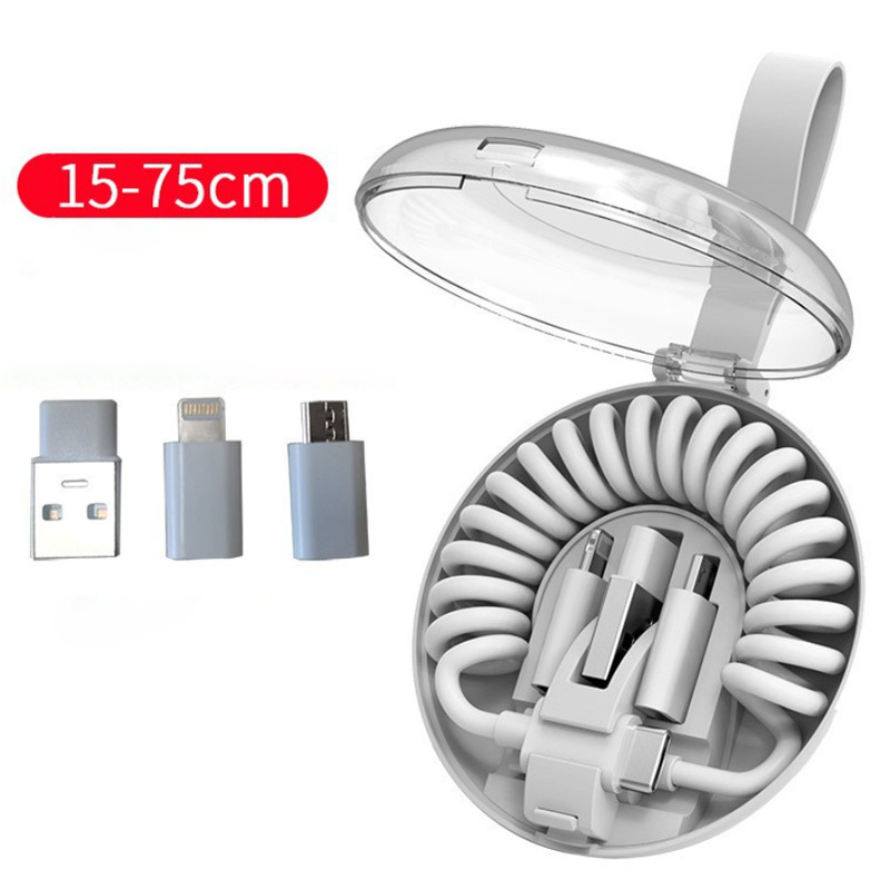 Storage Multi-Function Data Cable 60W 3A Fast Charging Type-C to Type-C Cable