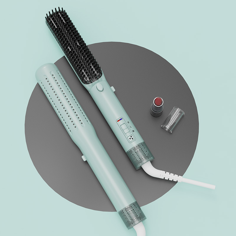 Bidisco Hot Selling Funds High Quality Hair Brush Private Label Flat Iron Electric Comb Auto Shut-off Function