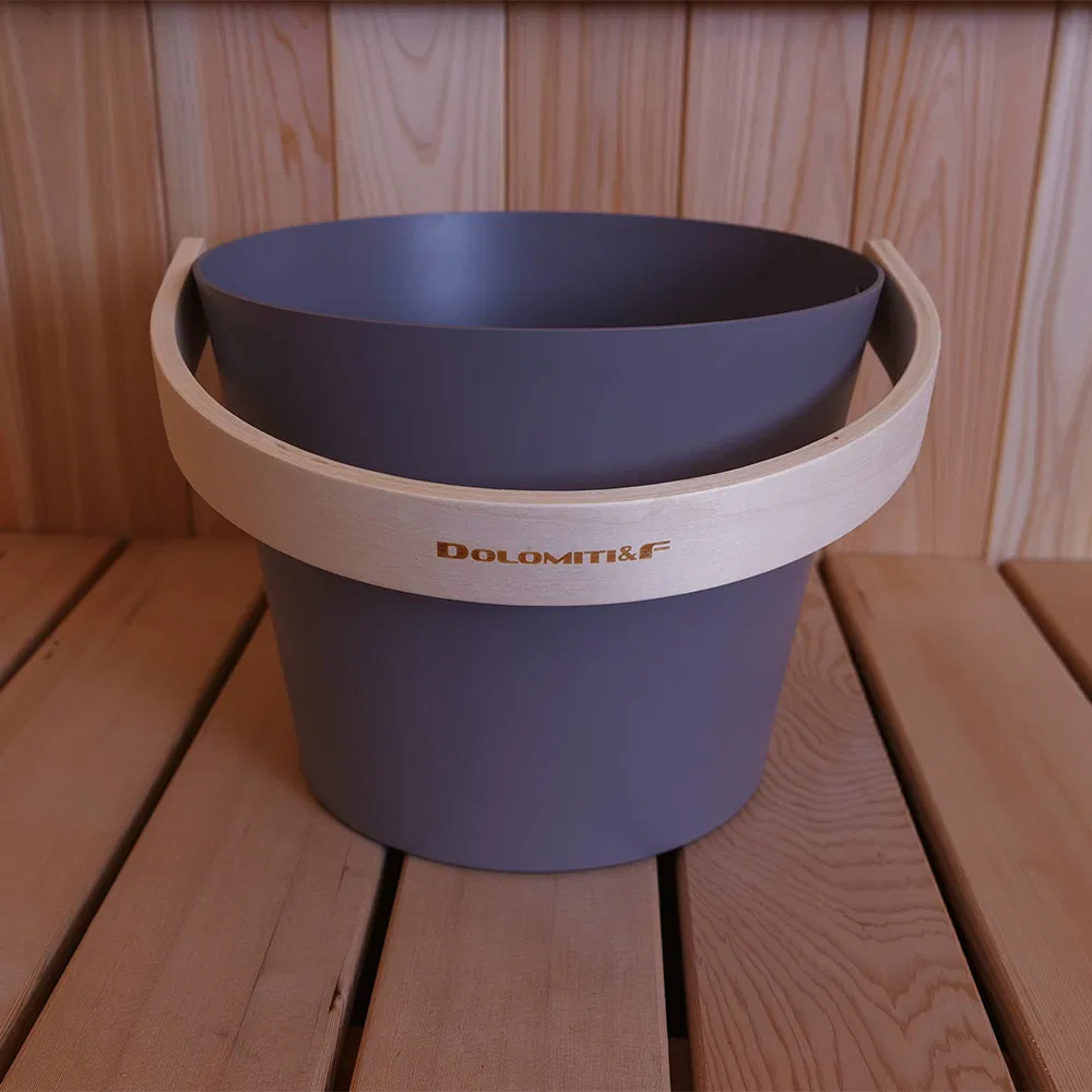 4-in-1 Sauna Kit Bucket Ladle Temp-Humidity Meter & Hourglass