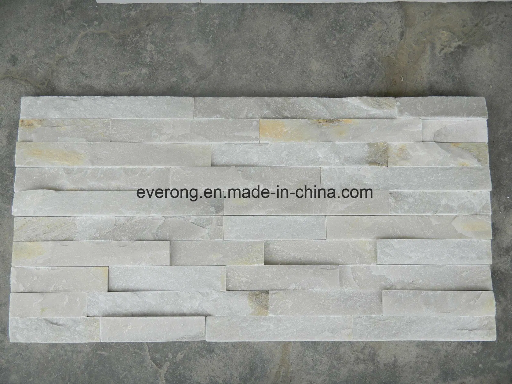 Black/Yellow/White Quartzite Ledgestone Stacked Wall Stone Veneer Culture Stone