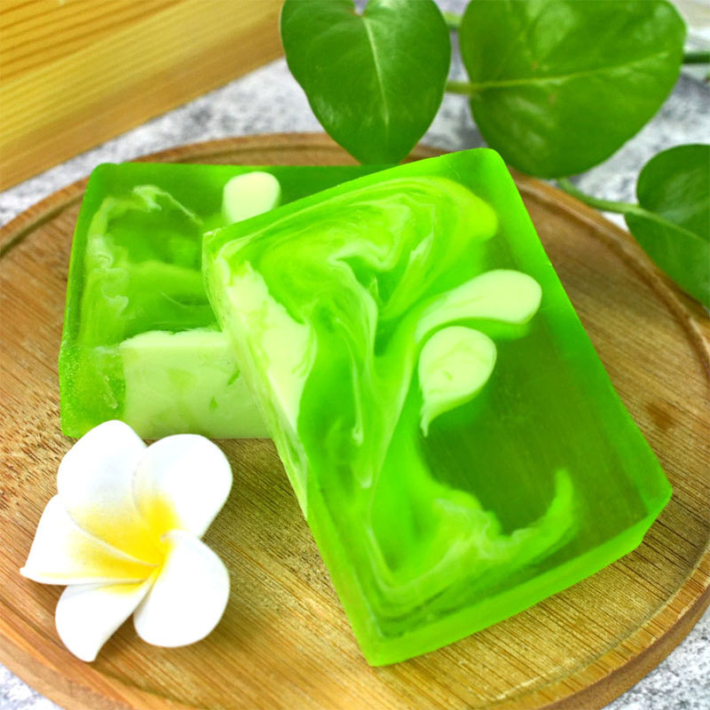 Beauty Cosmetics Skin Care 100% Natural Organic Handmade Green Tea Soap