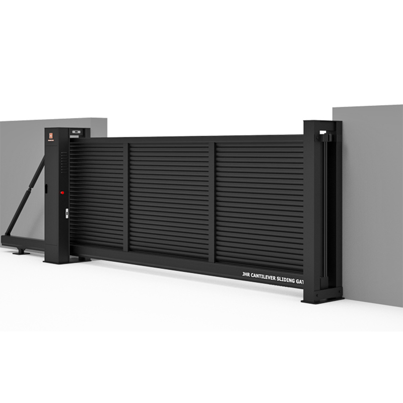 Aluminum Alloy Electric Cantilever Gate Trackless Cantilever Sliding Gate for Park