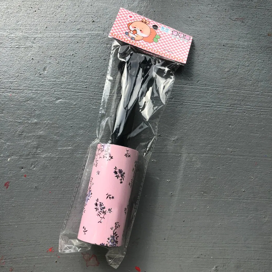 30 Sheets Sticky Portable Travel Refill Lint Roller with Cat Paw Handle