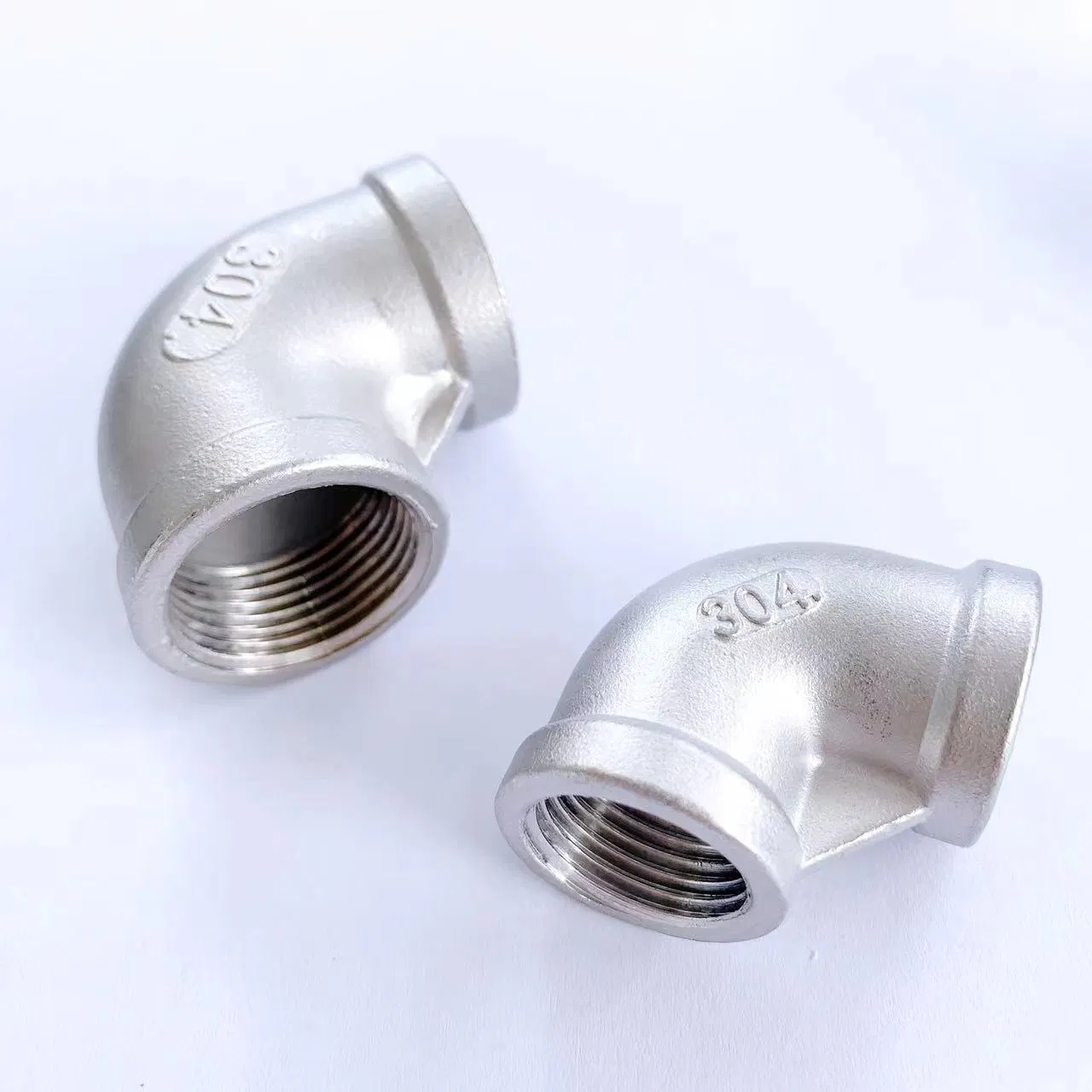 304stainless Steel 90 Degree Elbow, Female Connection (BSPT)