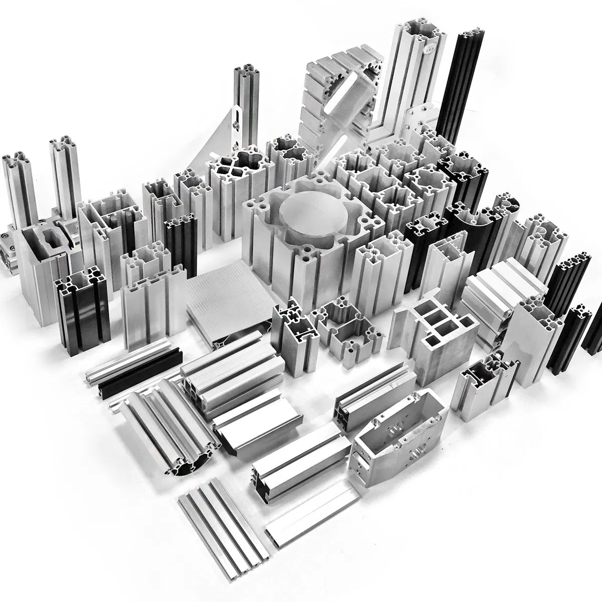 Factory Custom All Kinds of Aluminium Extrusion Profiles Factory Price 6061 Industrial Aluminum Profile2020204020602080