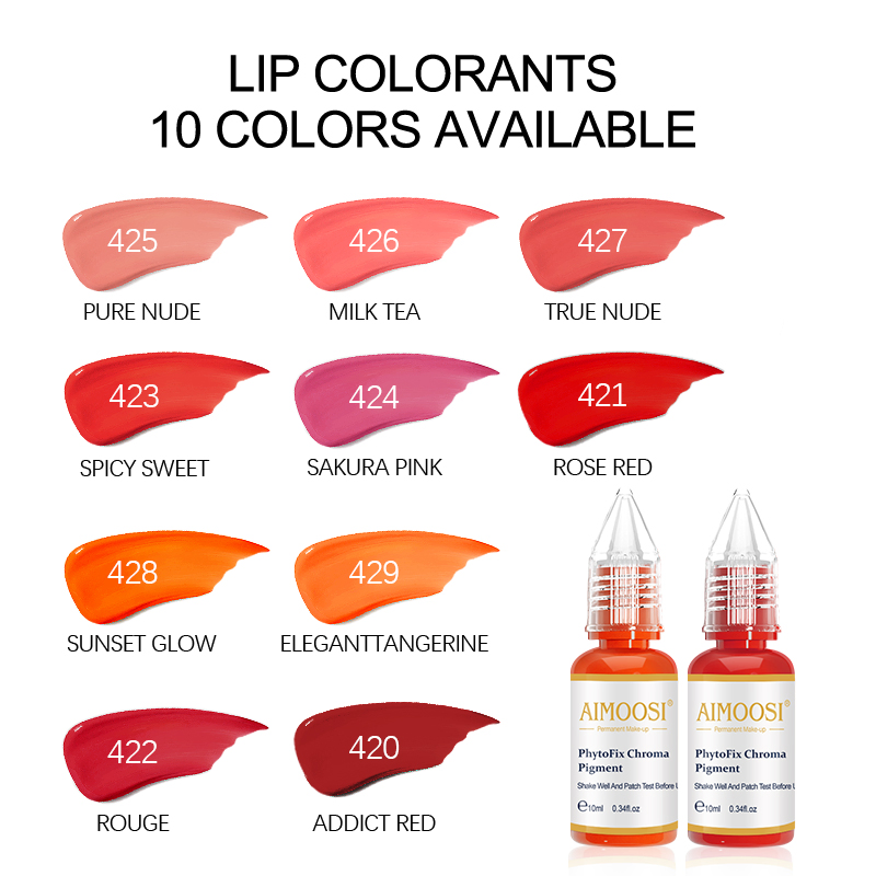 Wholesale Aimoosi High Quality Tattoo Non-Magnetic Pigment Ink and Pigment