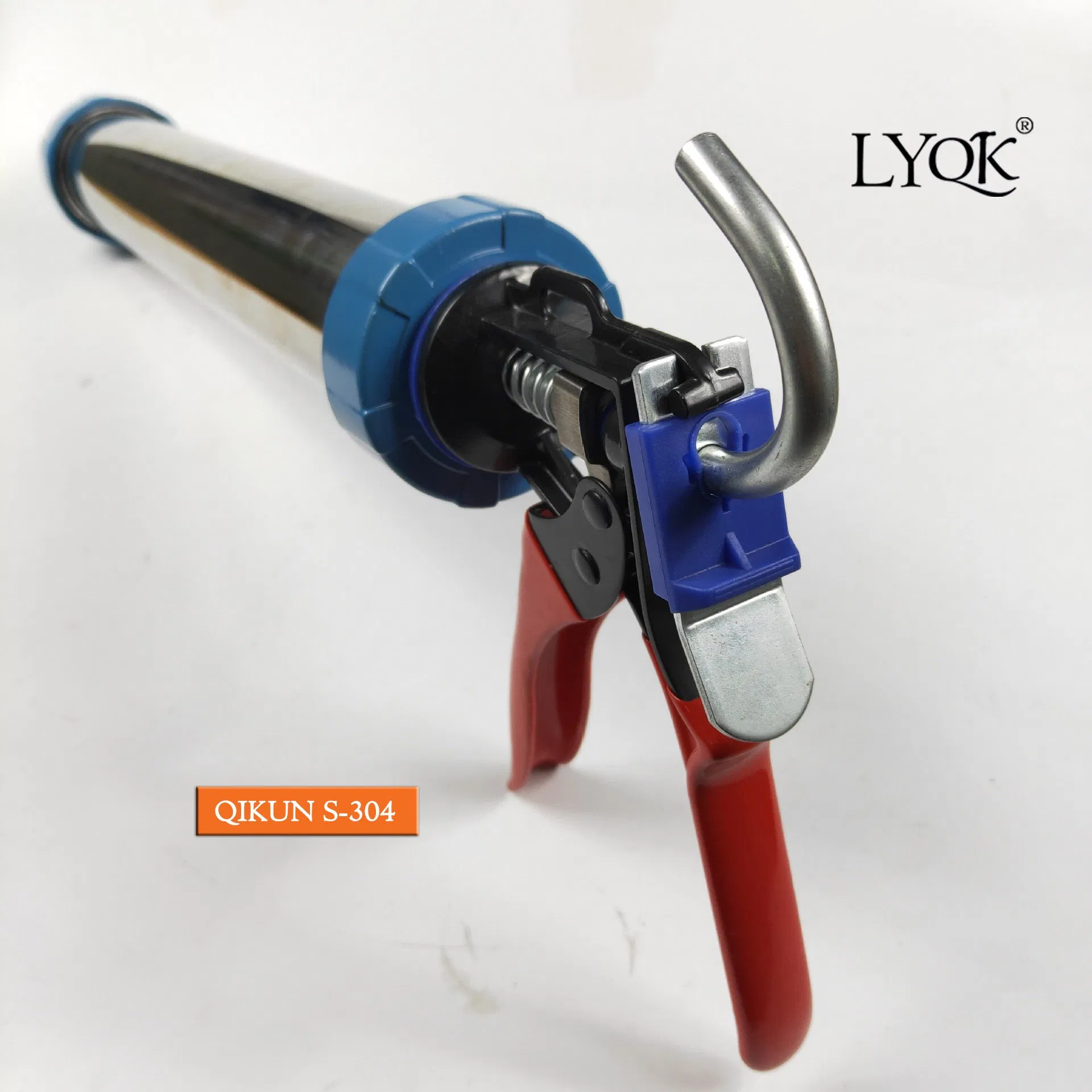 S-304 Opening Type Double Cartridges Skeleton Caulking Gun