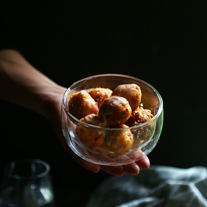 Borosilicate Glassware Double Layer Bowl for Home Use