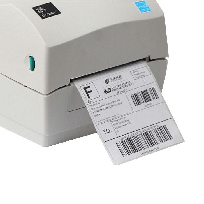 Packaging Paper Printed Barcode Sticker Thermal Adhesive Label